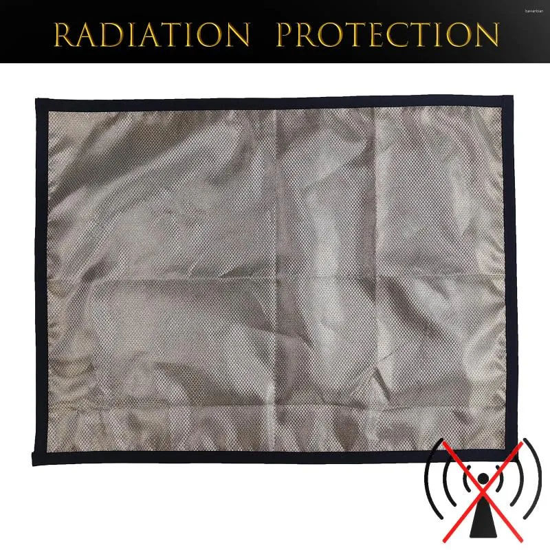 Coperte anti-radiazione copertura rame coperta coscia tappetino conduttivo pad radiazione emf schermata del foglio metallico segnale di blocco in fibra metallica