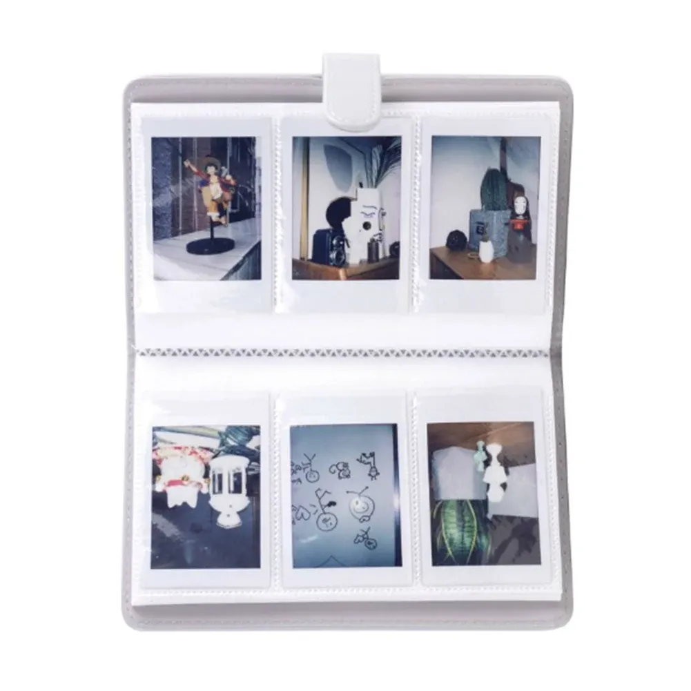 96ポケットフォトフィルムアルバムPUレザーピクチャーストレージストレージブックFOJIFILM INSTAX MINI 11 8 9 7Sミニフィルムペーパーサイズ