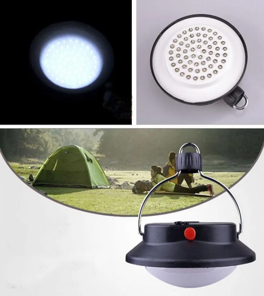 Einzelhandel im Freien Indoor tragbares Camping 60 LED -Lampe mit Lampenschattenkreis Zelt Lantern weiße Licht Campingplatz Hanging Lampe Inspiratio7059214