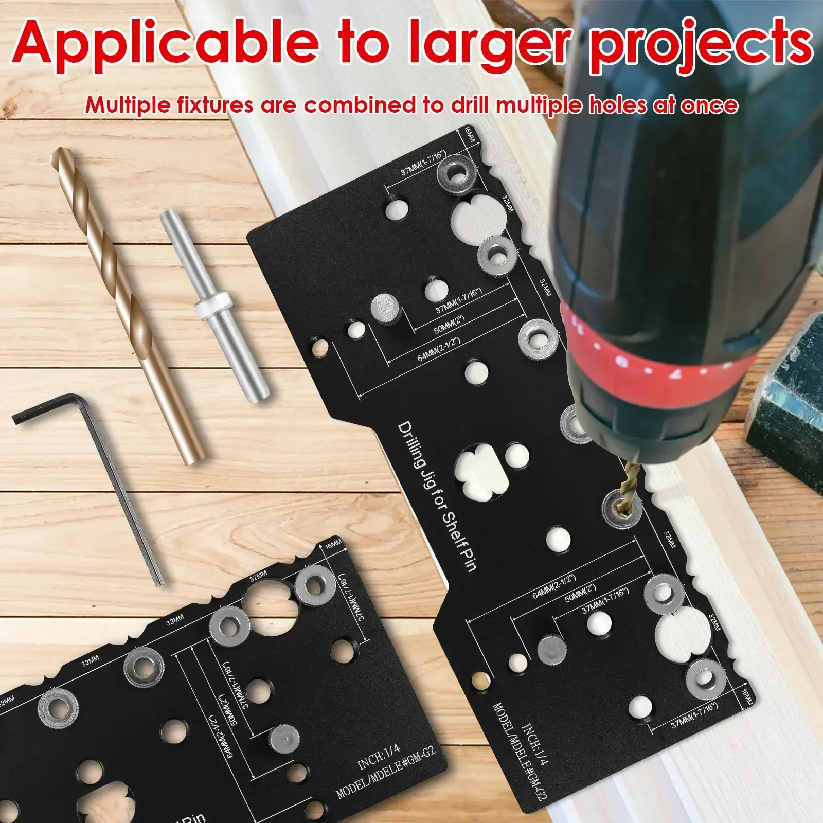 Jig Guide Pin Spring Shelf Pin Jig 1/4Inch Shelf Pin Drilling Guide... From Ddmydec, $150.83 ...