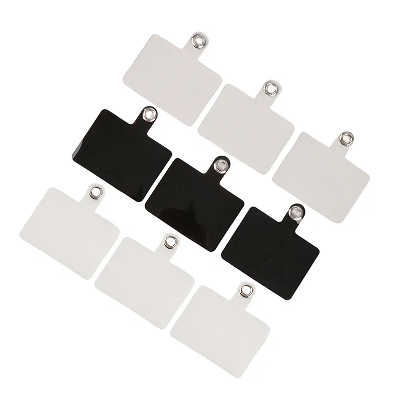 10pcs PVC Telefono schede Tether Telefono Lasso Sostituzione TETHE POTTHE PATCHE CUSSI DI TELEFONO ADESIVO PER CASA PER IL LANYARD impiccato