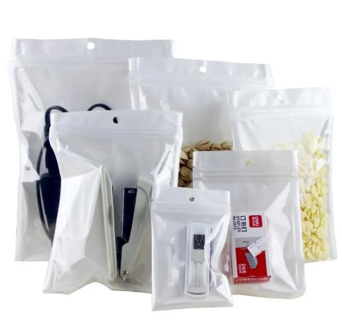 accept customed Clear white smell proof mylar plastic zip lock bags runtz packaging OPP bulk gift Packages PVC bag self sealing baggies for earpods