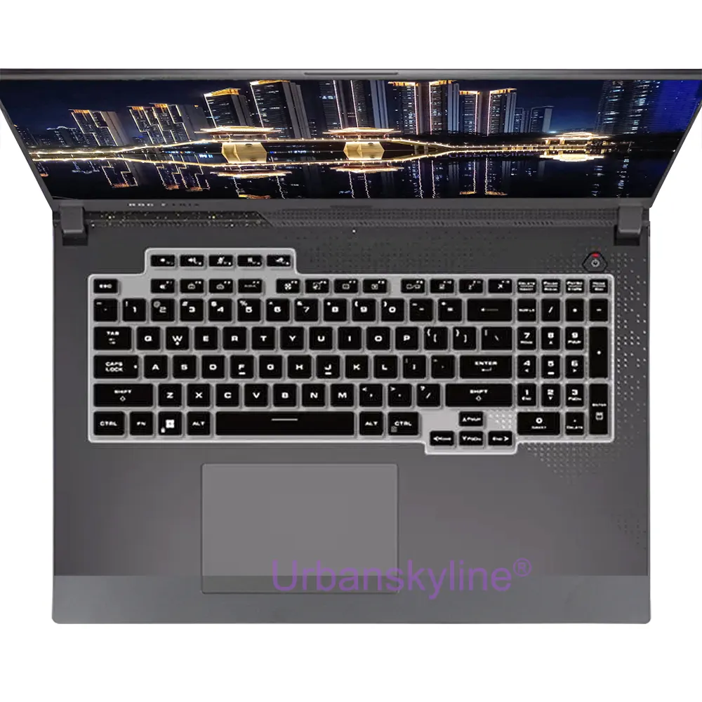 Silicone Keyboard Cover for ROG Strix Scar & Hero Series - Ultra-Thin ...