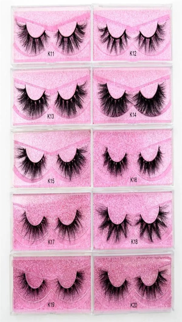 Scatola di imballaggio per ciglia integrale Drammatica ciglia da 25 mm per ciglia naturali Venditore Mink Lashes3D Venditore intero 25mm E4448450