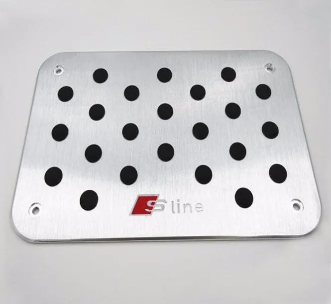 For AUDI Q3 Q5 Q7 TT A1 A4L A4 A5 A6 A6L A7 A8 S3 S5 S6 S7 Universal Floor Carpet Mats Pedal Pads Footrest Plate Pad sticker7938622