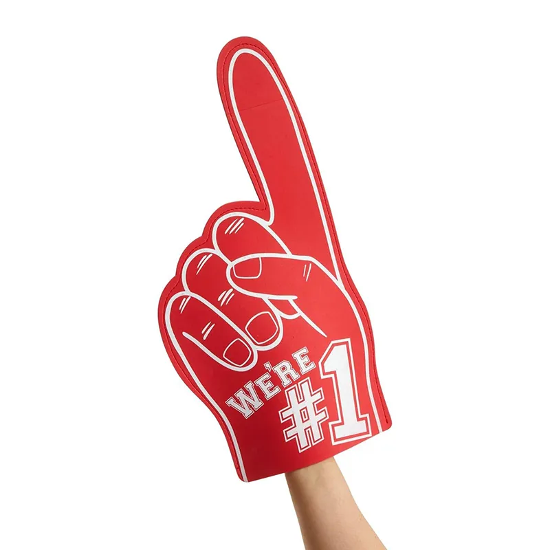 Giant EVA Foam Finger Props For Cheerleading For Fans And Team Support - Universal Handheld Sports Event Cheering Palm For Parties And Events