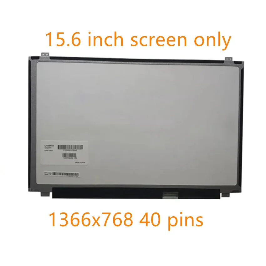 Skärm 15,6 tum LCD -matris för Dell Inspiron 15 3521 Slim Laptop LED -skärmens utbyte 40 stift