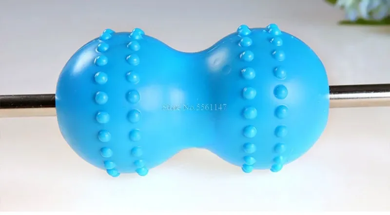 Двойной шариковый массажный рулон наклеивает отталкивание массажеров -роликов, расслабляющие мышечные массажные шарики легко переносить и хранение