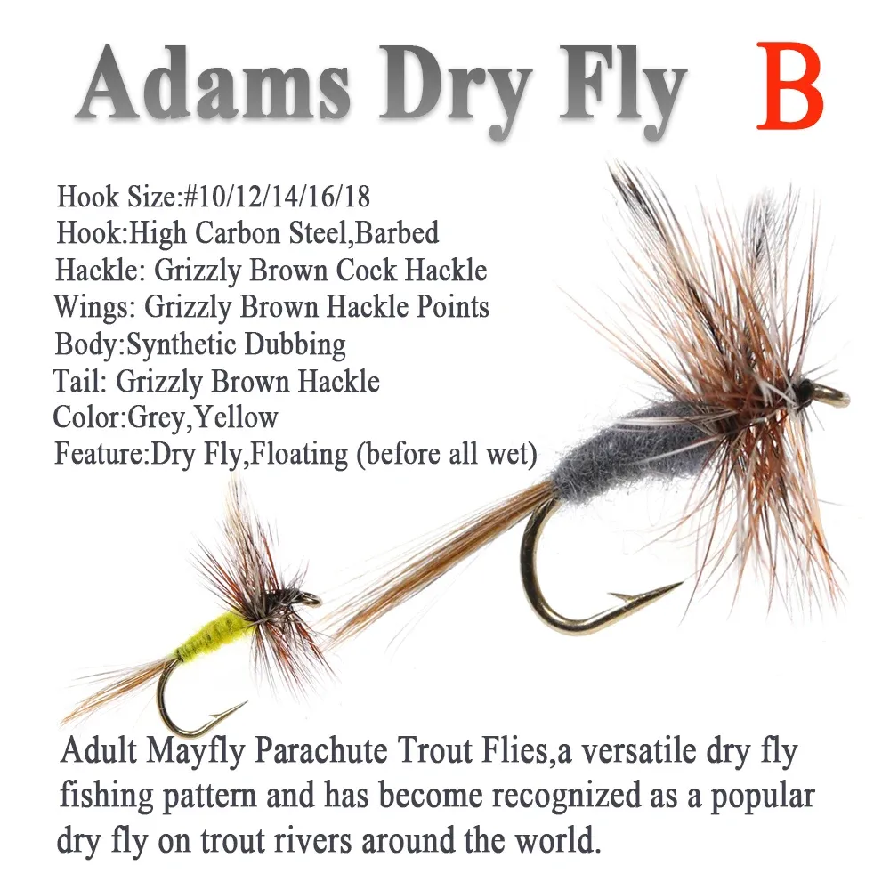 The Fly Fishing Place Adams Classic Trout Dry Fly