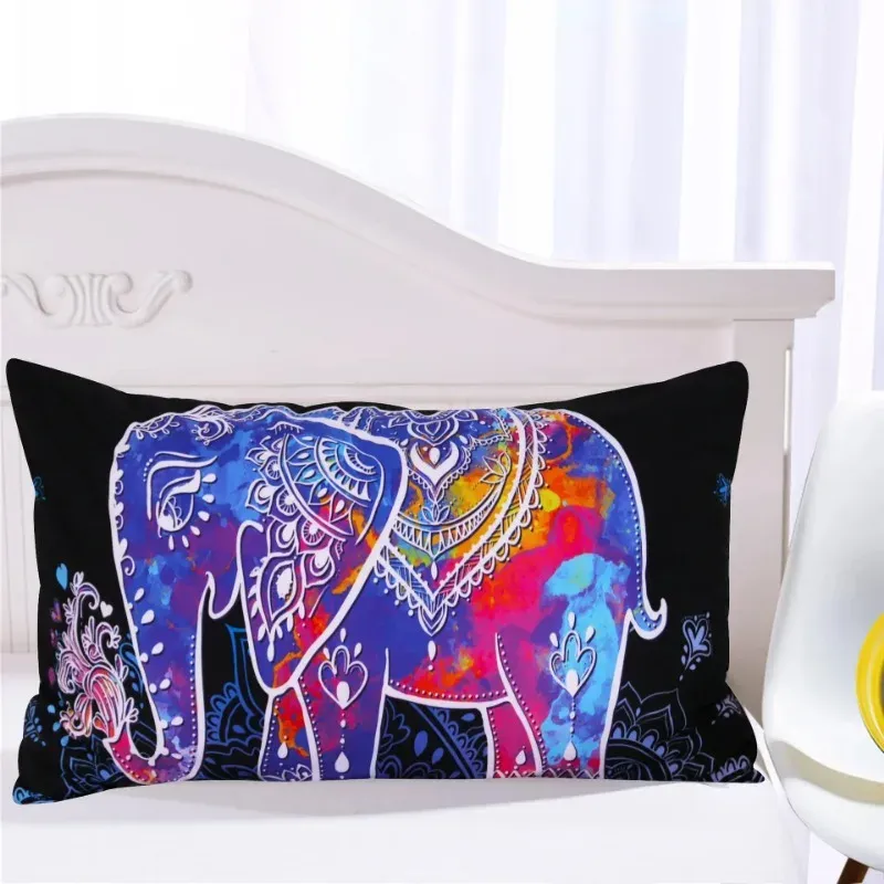 3D Imprimir conjunto de roupas de cama de elefante boêmio