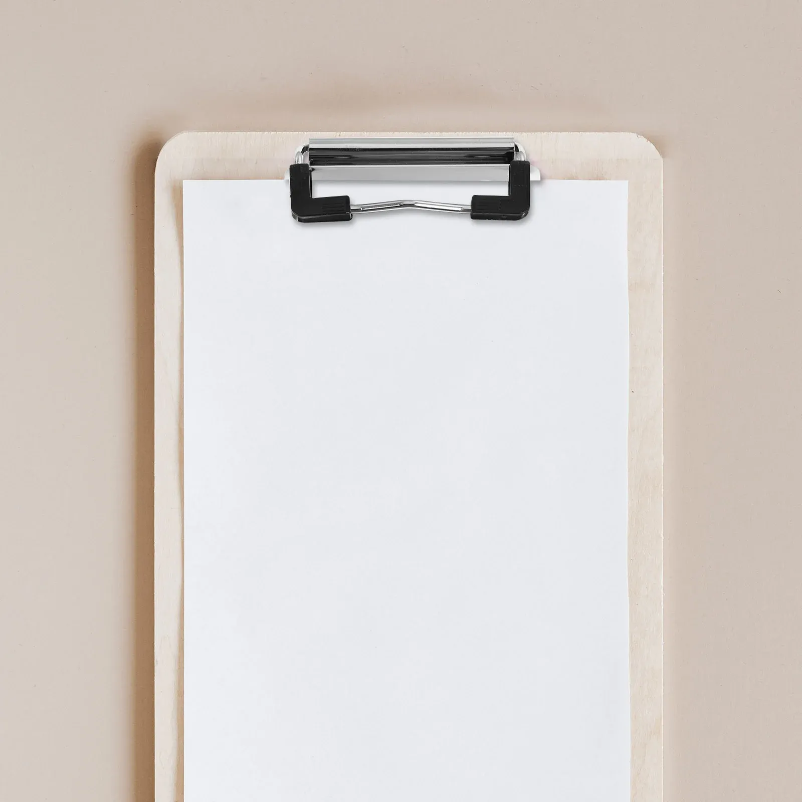 10 Pcs Metal Clipboard Clips With Rubber Feet - 4.7 Inch Spring Loaded Document Clips