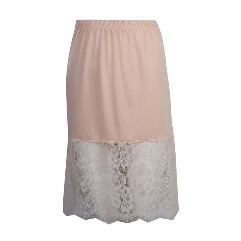 Half Slips For Women Smooth Underskirt Dress Extender Knee Length