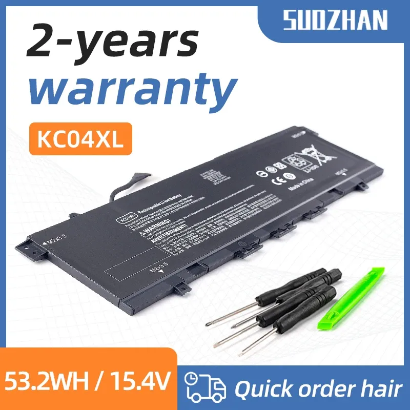 Baterias Suozhan KC04XL Bateria de laptop para inveja HP 13ah0001NW AH0003NE AH1507SA TPNW136 W133 W141 L085442B1 1C1 HSTNNDB8P L084968555