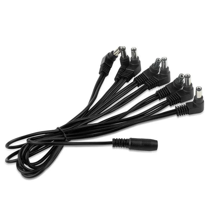 Daisy Chain Leads Cable For Guitar Effects Pedal 3/ 5/ 6/ 8 /10 Way Power Supply 9V2. for Guitar Effects Pedal Power Supply