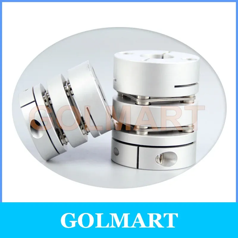 D34 L45 Motor Shaft Coupling Outer Dia. 34MM Flexible Double Diaphragm Disk Coupling 34*45MM Disc Coupler for CNC Motor