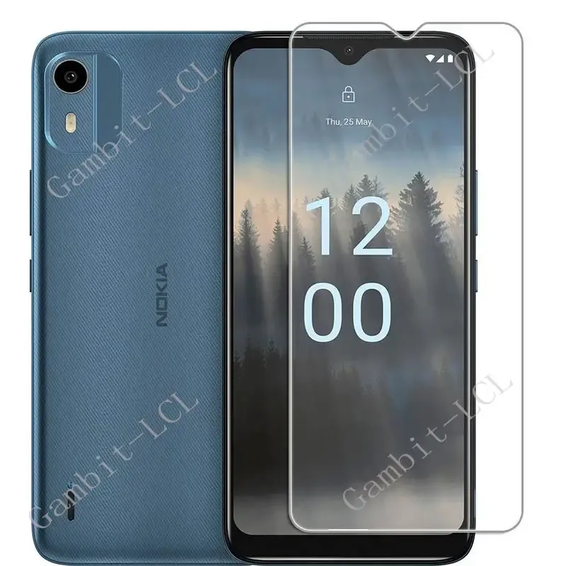 3pc in vetro temperato per Nokia C110 C12 Plus Pro C22 C300 C32 G22 G42 5G C200 C21 C31 G100 G11 G21 Film della protezione da schermo