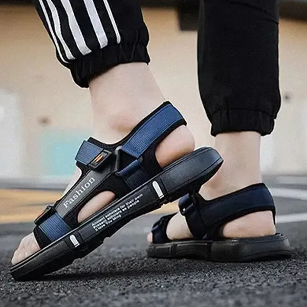 Mens Lightweight Outdoor Beach Sandals Ankle-Wrap Hook  display picture 3