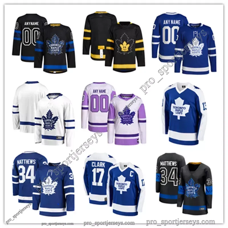 Toronto Maple Custom Leafs Hockey Jerseys 88 William Nylander 44 Morgan Rielly 35 Ilya Samsonov 2 Luke Schenn 91 John Tavares 25 Conor Timmins Joseph Woll Noel Acciari
