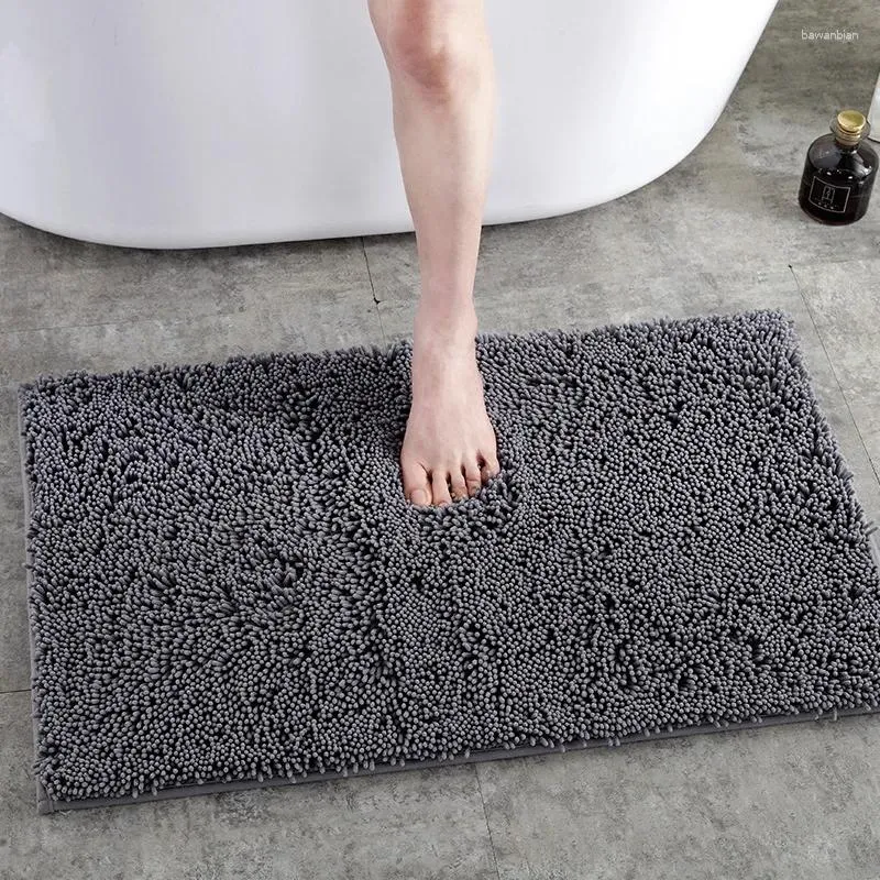 Bath Mats GURET Non-Slip Mat Bathroom Carpet Foot Doormat Bedroom Rug Microfiber Strong Absorbent Floor Accessories