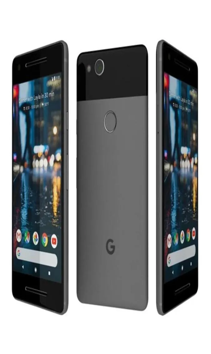 Version globale déverrouillée Téléphones cellulaires Google Pixel 2 Téléphone mobile 50quot 4GB RAM 64128GB ROM 12MP QCTA CORE 4G LTE ORIGINAL Andr1024588