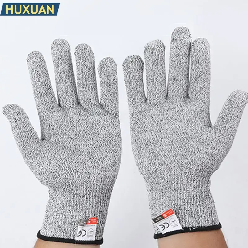 1PAIR SICUREZIONE GLOVE ANTI CAGLIO MULTIPURO XXS/XS/S/M/L/XL Giardinaggio cucina da cucina Anti-graffio Anti-taglio Anti-Cut Taglat Tool