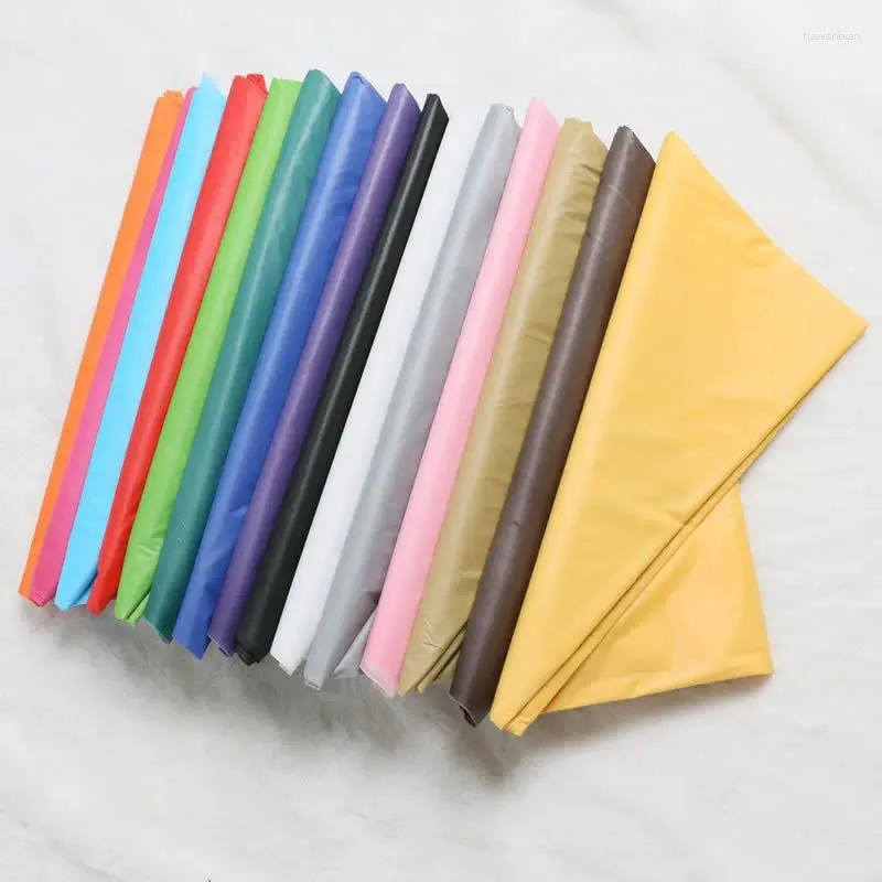 Table Cloth Party Solid Color Rectangular Disposable Tablecloth Plain Plastic Long Strip Decoration Multi-color