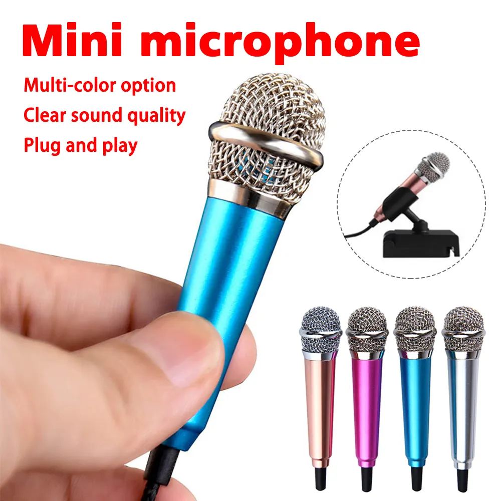 Mini 3.5mm Stereo Studio Mini Karaoke Microphone For... From ...