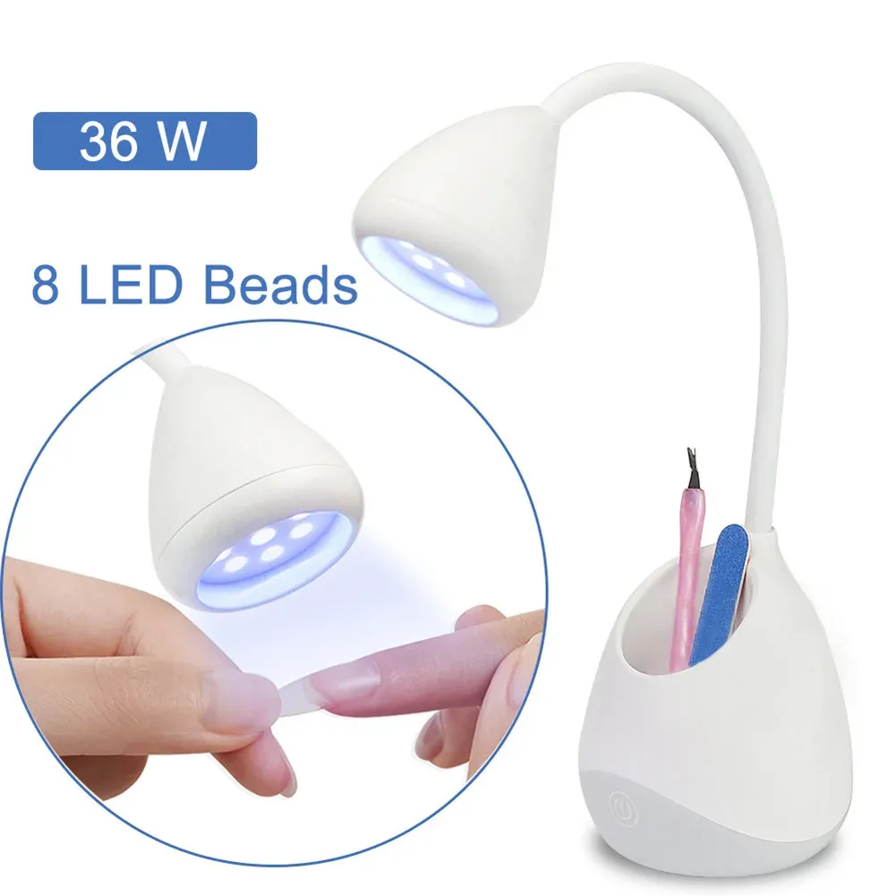 Stylos portable sèche à ongles portables lampe de séchage à ongles rapide pour manucure lampe à LED UV pour les ongles Strater Hurring tout vernis à ongles en gel 36W