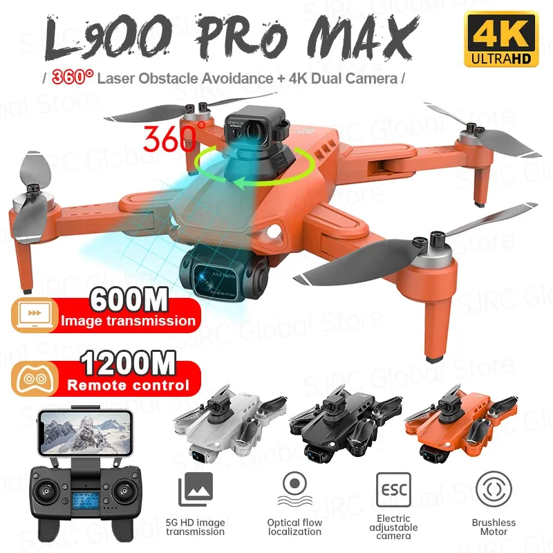 Drones L900 Pro Se Max GPS Drone 4K Professional с 5G Wi -Fi FPV камера Dron L900 Pro Se Foldable RC Quadcopter против KF102 MAX
