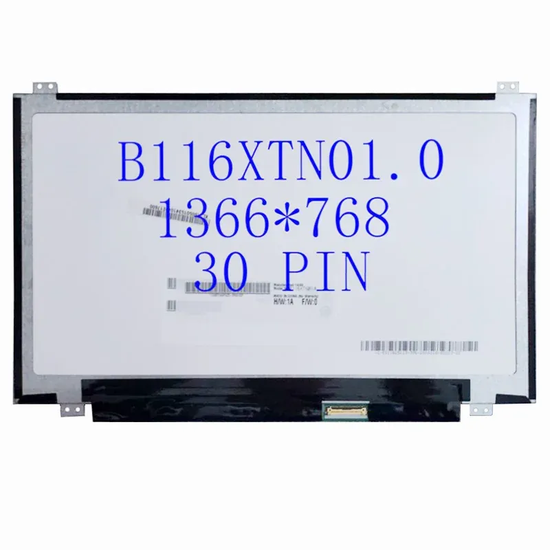 Skärm B116XTN01.0 B116XTN02.3 N116BGEEA2 E42 E32 11.6 "EDP 30PIN HD 1366*768 LAPT -LED LCD -skärmmatris
