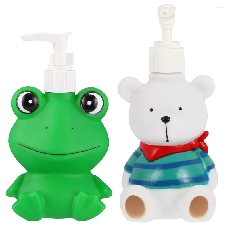 Distributore di sapone liquido 2 pezzi Filiting Bottle Bottiglia per bambini Contenitori da viaggio per viaggi in plastica Materiale Pompa Piccola Lozione