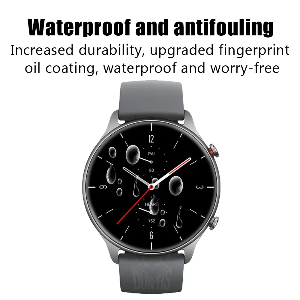 20d Curved Edge Film ochronny dla Huami Amazfit GTR2 2 GTR 2E Smart Watch Soft Screen Protector Akcesoria (nie szkło