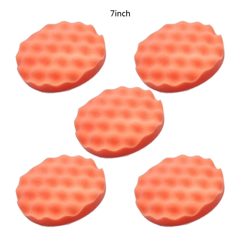 5pcs 2 "/ 3" / 4 "/ 5" / 6 "/ 7" Tampons de polissage en mousse éponge PADS POUR POUR LA VOITUR