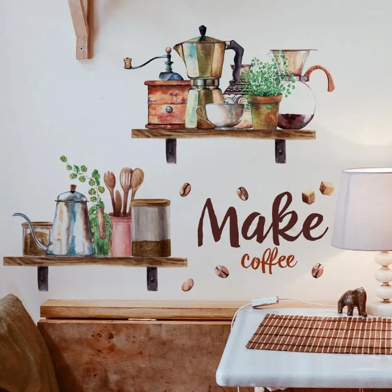 خلفيات ملصقات جدار القهوة بار صائق مقشر عصا عتيقة المطبخ فن الديكور مطعم مكتب المنزل