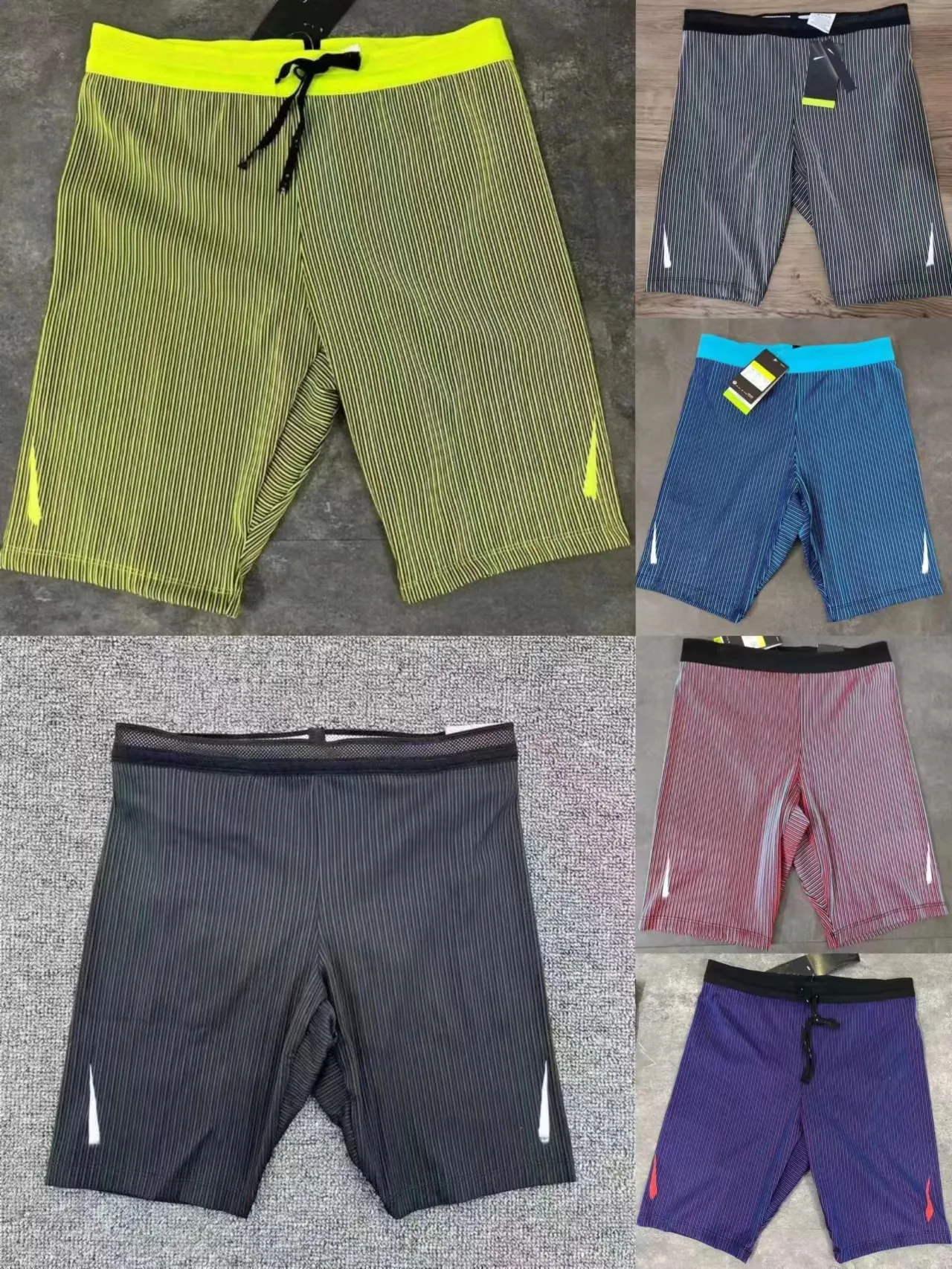 Fiess shorts voor heren snel drogen elastische sportpakketten met basketbalcompressietrainingslijtage