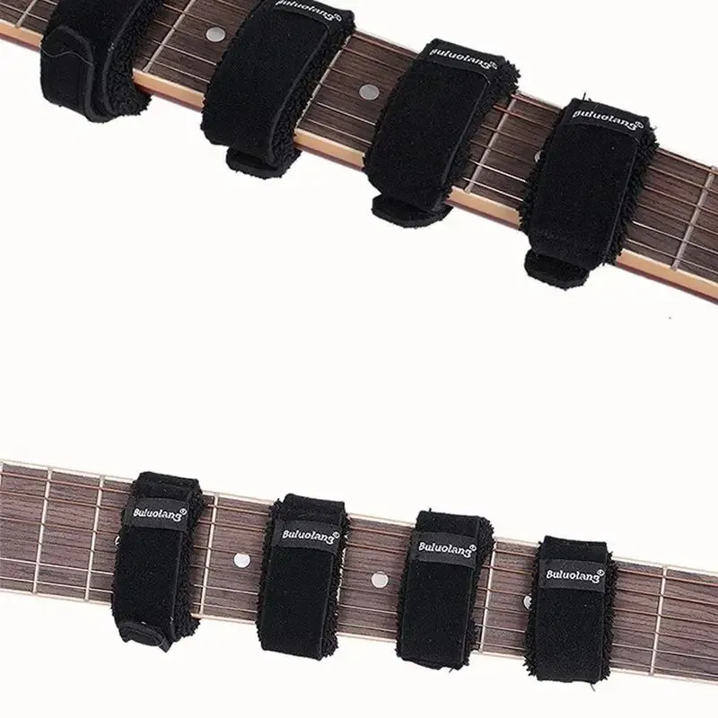 Nuovo stringa di stringa di stringa stringhe stringhe mute band smorzata chitarra chitarra chitarra acustica ukulele strumenti accessori strumenti- corde di chitarra di basso muto