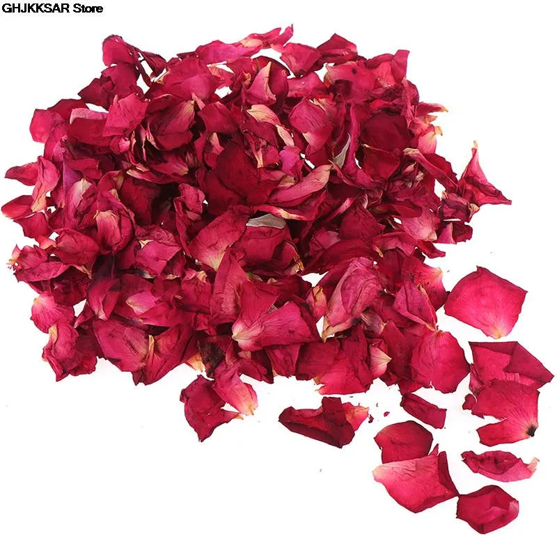 30/50/100g Romantic Natural Dried Rose Petals Bath Dry Flower Petal Spa Whitening Shower Aromatherapy Bathing Supply