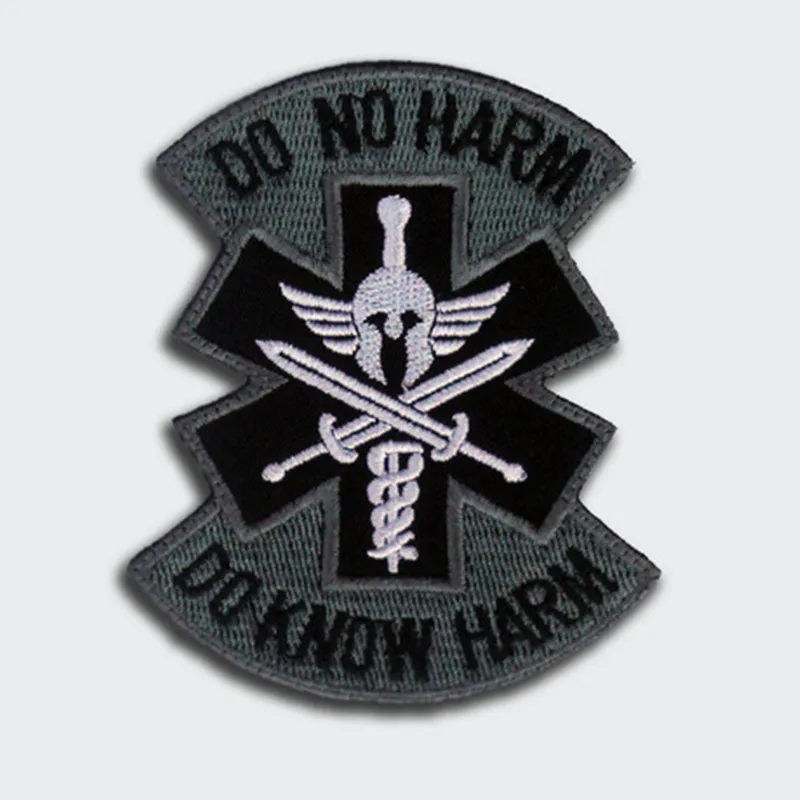 Group Therapy Band 50pcs/lot The Tactical US Made Group Therapy Combat Crusader Morale Patch 100 Embroidery Hook Loop In God We Trust Patch - Foto 8