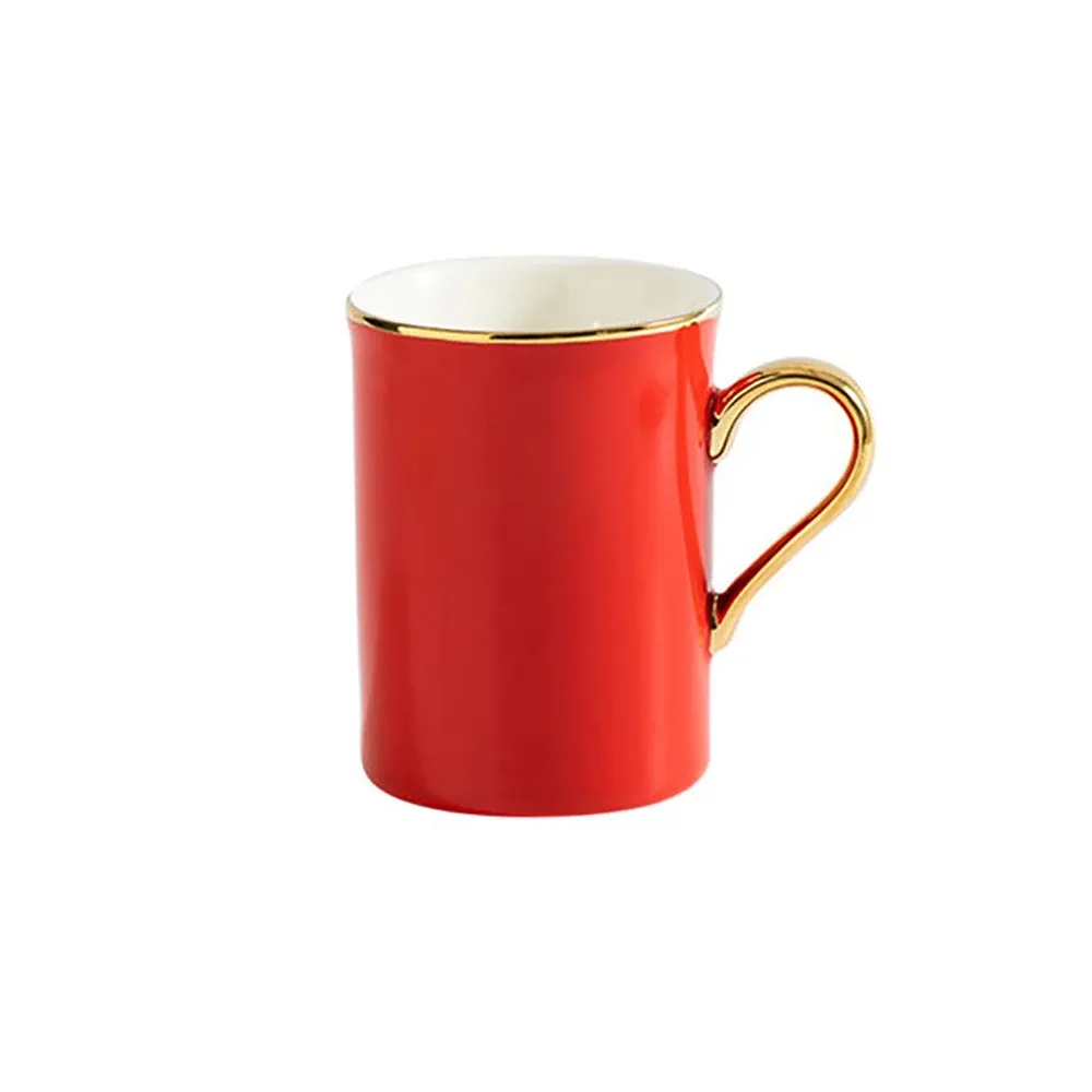 Advanced Bone China Tracing Gold Mug Mug Original Mugs Coffee Cups Beautiful Tea Mugs for Fishing Thermal Christmas Set