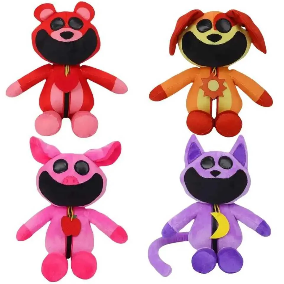 Dolls de pelúcia criaturas sorridentes de brinquedo de brinquedo Catnap Dogday recheado de desenhos animados de desenhos animados ao redor do brinquedo de brinquedo de pelúcia J240410