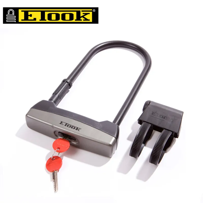 Etook Safety Alloy Steel Bicycle U Lock Anti-Theft Heavy Duty Mtb Montab Road Bike Lock Anti-Damage Motorcycle Scooter U-Locks