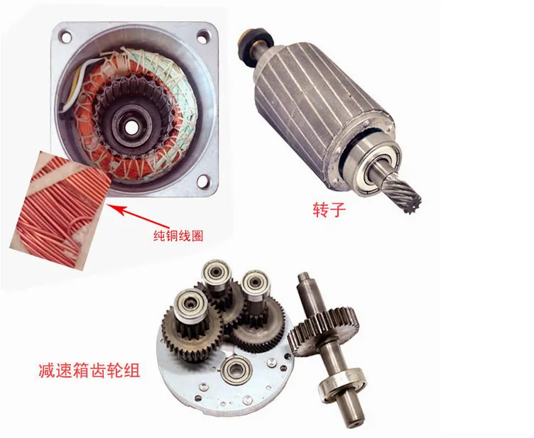 5IK40A-CW 40W Optische as Hoge snelheid AC enkele fase motor, verstelbare snelheid, 1400 tpm, Optionele beugel