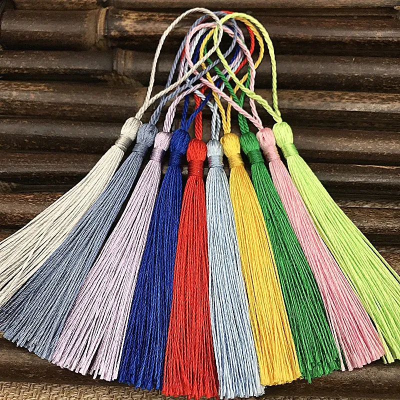 100 -stcs/pack Silk Tassel Fringe Brush Sewing Accessories Tassel Fringe Trim Tassel Pendant voor gordijnen sieraden DIY Home Decor