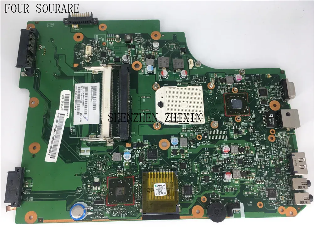 Moederbord vier sourare voor Toshiba satelliet L500 L505D laptop moederbord v000185540 mainboard test goed