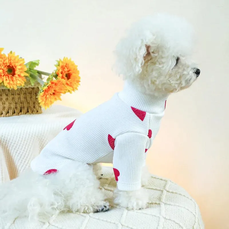 Hundekleidung als Bär Liebe zweibeinige Bottom-Hemd-Hemd Haustier Warm Kleidung Welpe Home lässige Pullover süße Kleidung XS-XL