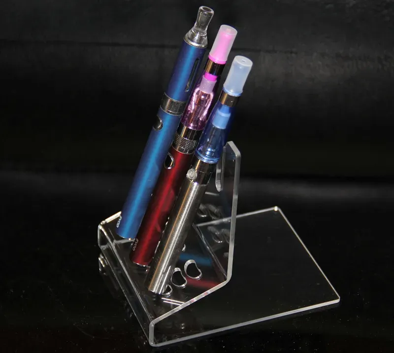 Acrílico E CIG Display Clear Stand Shelft Rack para o ego Vaporizador de bateria PEN MEC