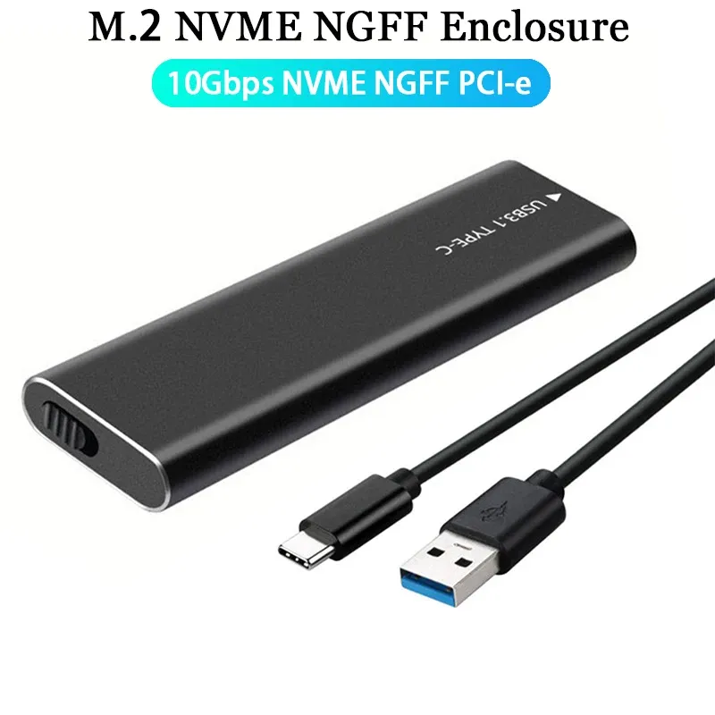 Enceinte USB3.1 M.2 NVME NGFF SSD Boîtier mobile Case mobile Typec