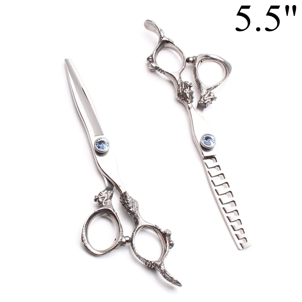 5,5 "6" 7 "7,5" 8 "440C LOGO PERSO PER CANI DEL LOGO SCISSORI PET SCISSORI DRIVE DRIVE SHOPNING SHEARS SCOSSI DELLA SCOSSIONI DI PIÙ