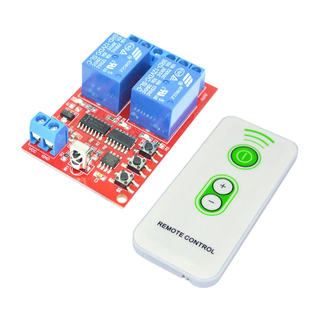 12V Channel Relay Module With White Remote Control ... From Ddmydec ...