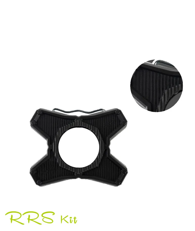 SpeedPlay Zero pédales adaptateur cyclisme vélo de route plaque de pédale Absalloy Bicycle 1 paires pédales Convertisseur de support plat